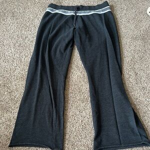Victoria’s Secret Gray Track Pants with Flared Design